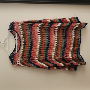 RD Style Open Knit Crochet Style Sweater